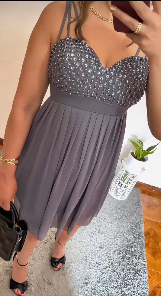Vestido alças reguláveis